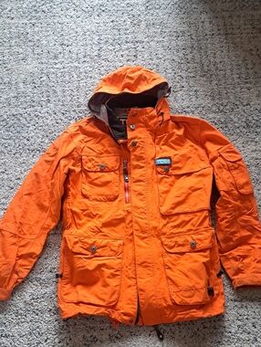 Tobe Orange Insulated Ski Jacket with Hood S